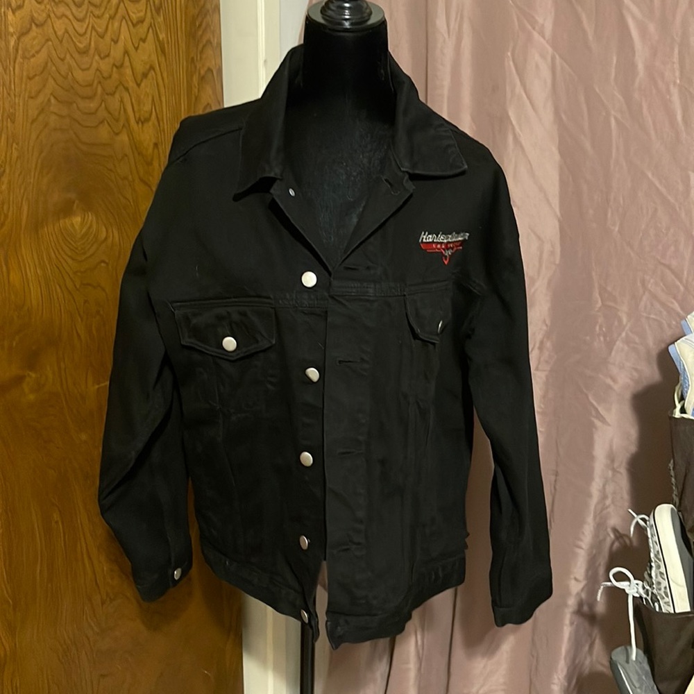 Harley Davidson Las Vegas Cafe jean jacket,sz.M